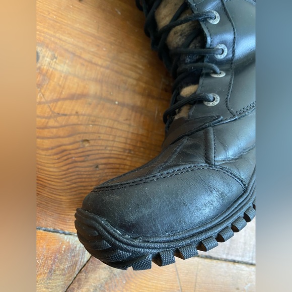 UGG Adirondack Tall Leather & Shearling Ombré Winter Boots — Rare Color Way - Picture 14 of 15